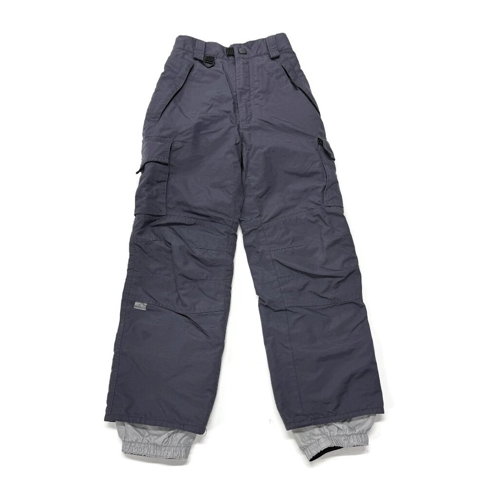 Turbine Boardwear Snow Pants Cargo Gray Boys‎ Youth Small Skiing Waterproof E408